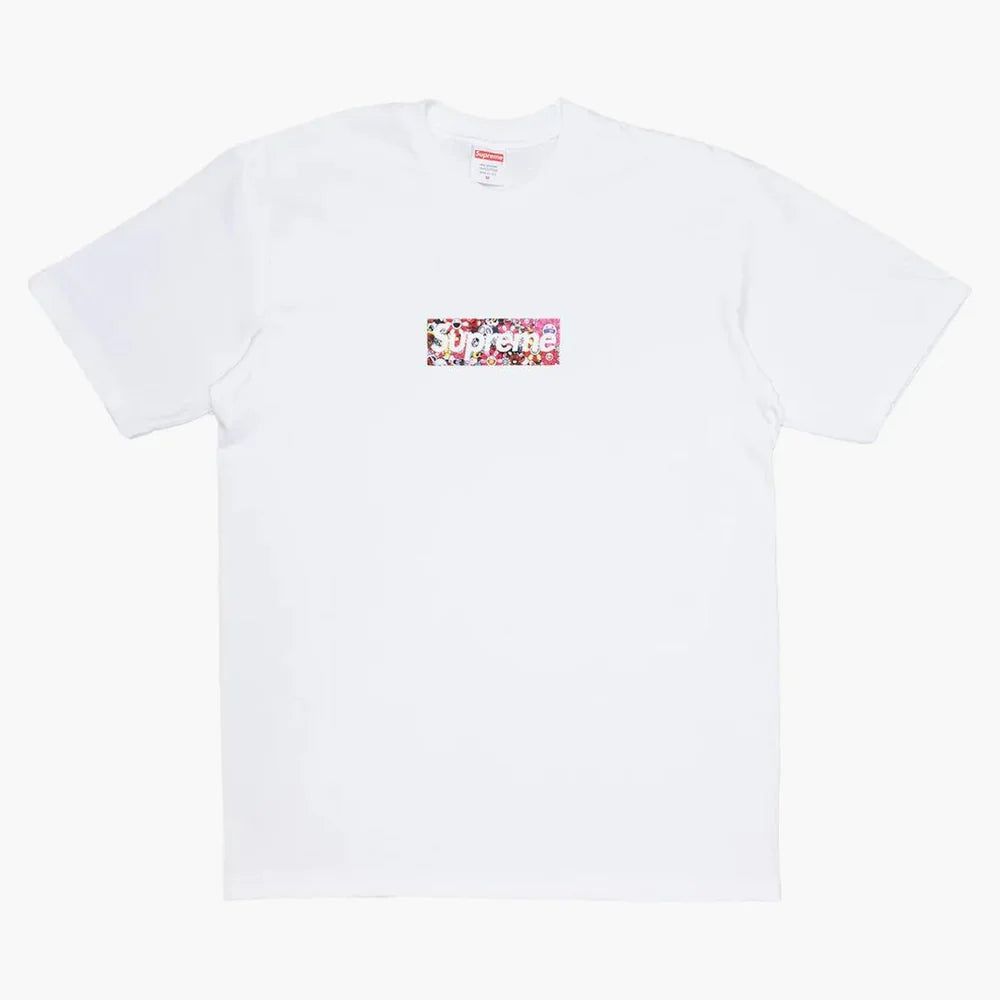 Supreme Takashi Murakami COVID-19 Relief Box Logo Tee White
